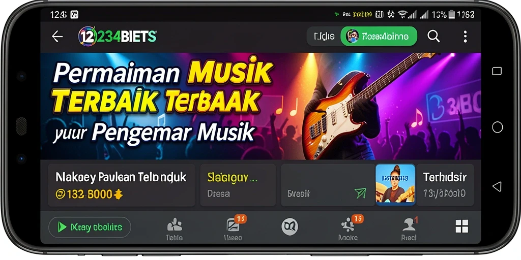 Screenshot 1234BETS menunjukkan gameplay musik yang mengasyikkan.