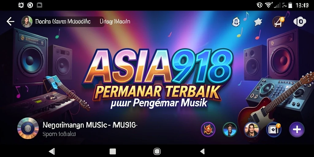 Gameplay seru ASIA918 dengan fitur musik yang menarik dan interaktif.