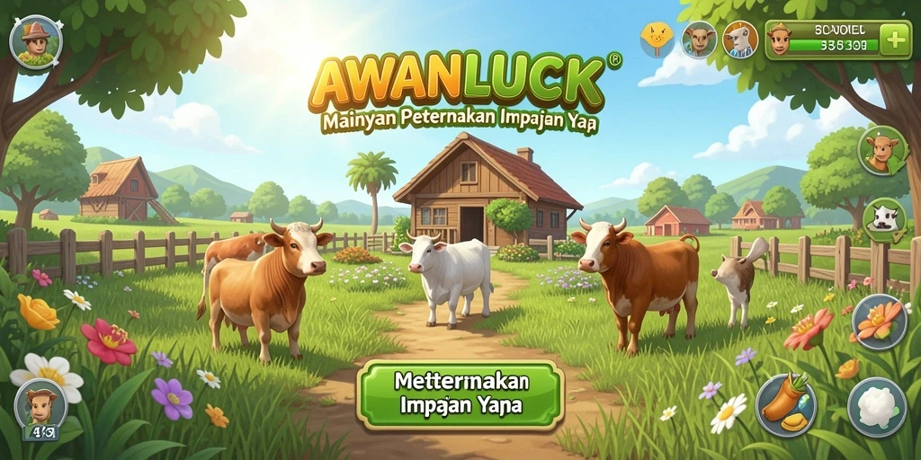 Tampilan menarik dari gameplay <strong>AWANLUCK</strong> yang penuh warna dan seru.