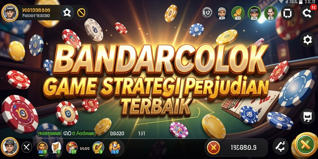 Tampilan gameplay mendebarkan di dalam BANDARCOLOK dengan strategi dan peluang menang.