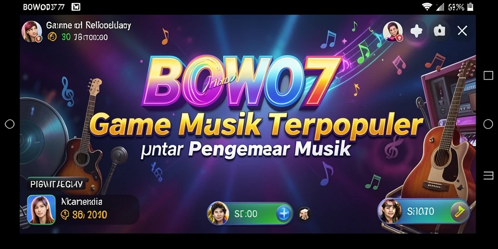 Tampilan gameplay BOWO77 yang penuh warna dan interaktif.