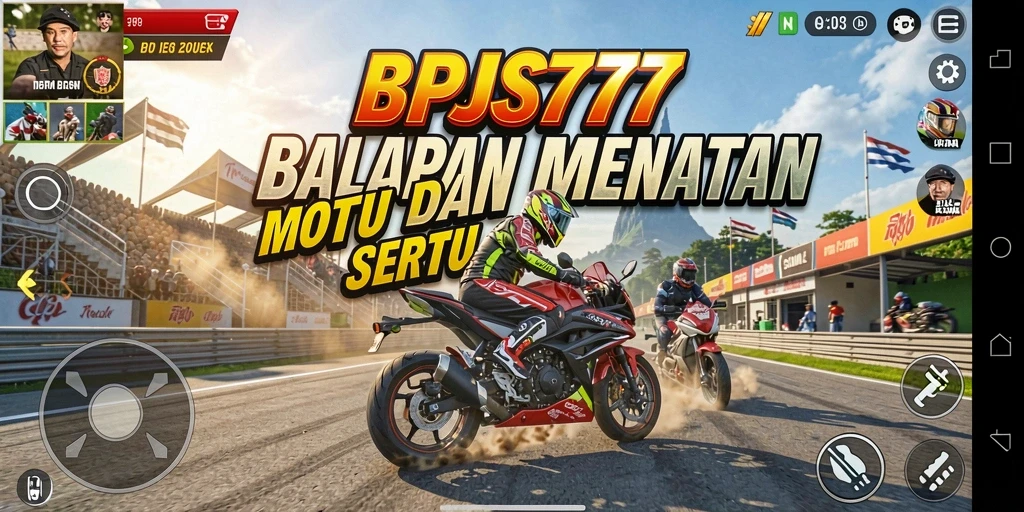Gameplay seru balapan motor dalam BPJS777.