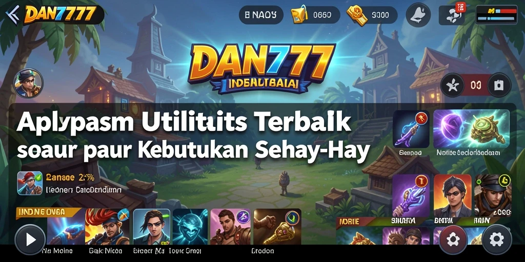 Tampilan aplikasi DAN777 yang sederhana dan fungsional.