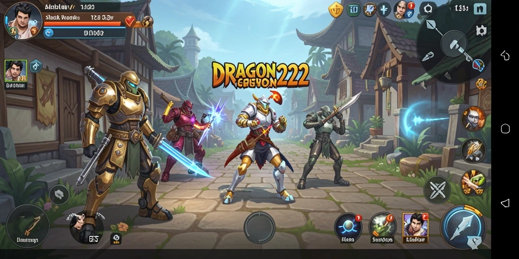 Tampilan antarmuka aplikasi DRAGON222 yang sederhana dan efektif.