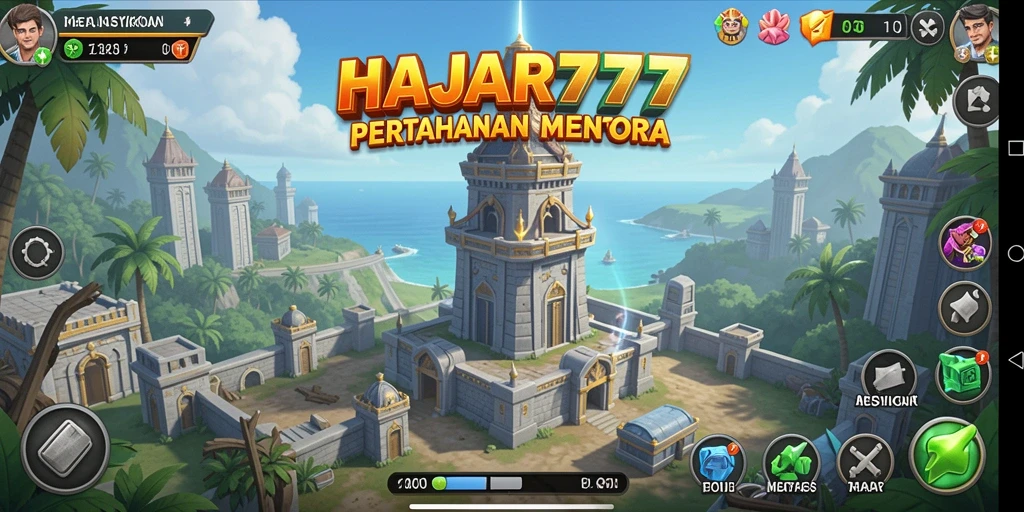 Tampilkan momen mendebarkan dalam permainan Tower Defense.