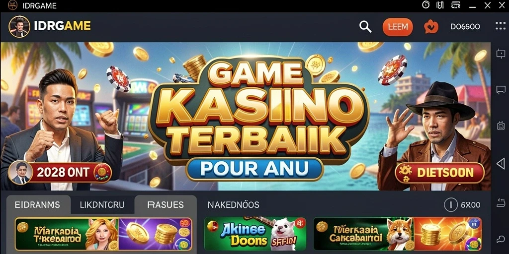 Screenshot IDRGAME menampilkan gameplay Kasino yang seru dan interaktif.