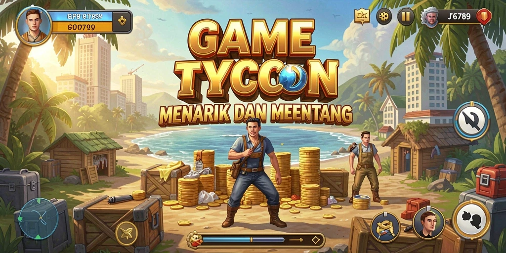 Screenshot gameplay JP6789 menampilkan suasana bisnis yang dinamis dan seru.