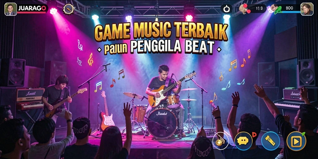 Tampilan utama gameplay JUARAGO yang menyenangkan dan interaktif.