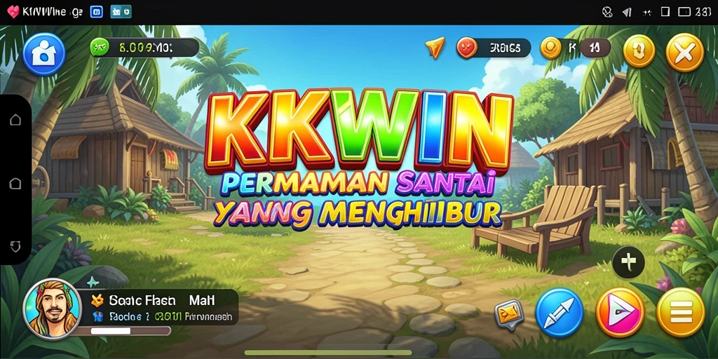 Screenshot menunjukkan gameplay seru dan santai dari KKWIN.