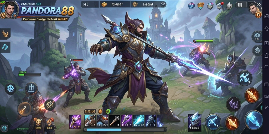 Tampilan menarik dan strategis dari gameplay PANDORA88.