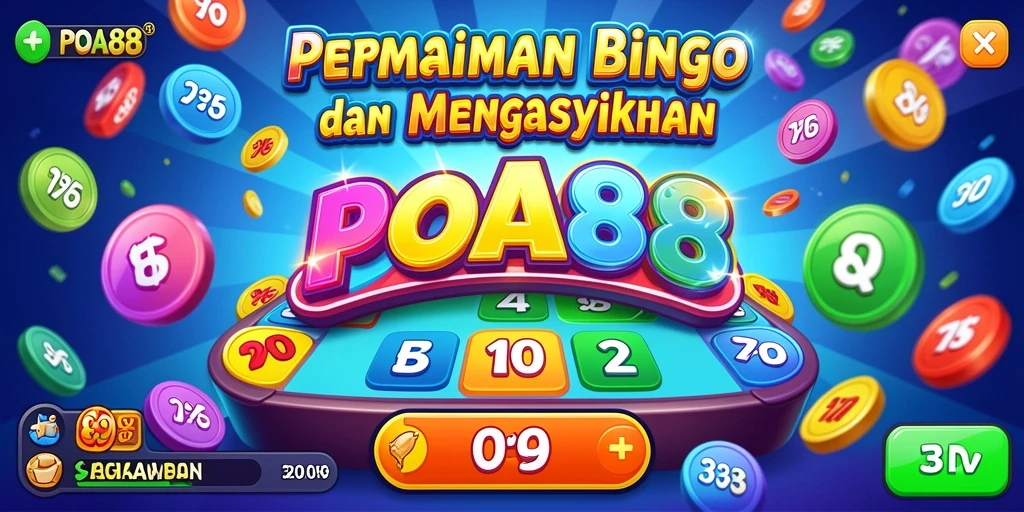 Tampilan menarik dari gameplay permainan Bingo POA88.