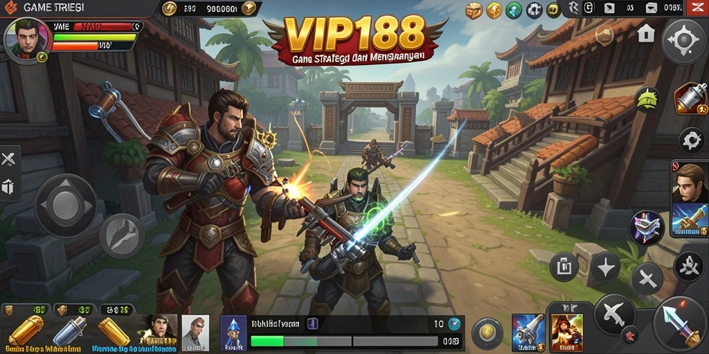 Tangkapan layar menampilkan gameplay strategis yang menantang di VIP188.