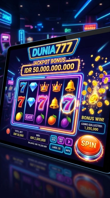 Tampilan antarmuka dunia777 yang bersih dan mudah digunakan.